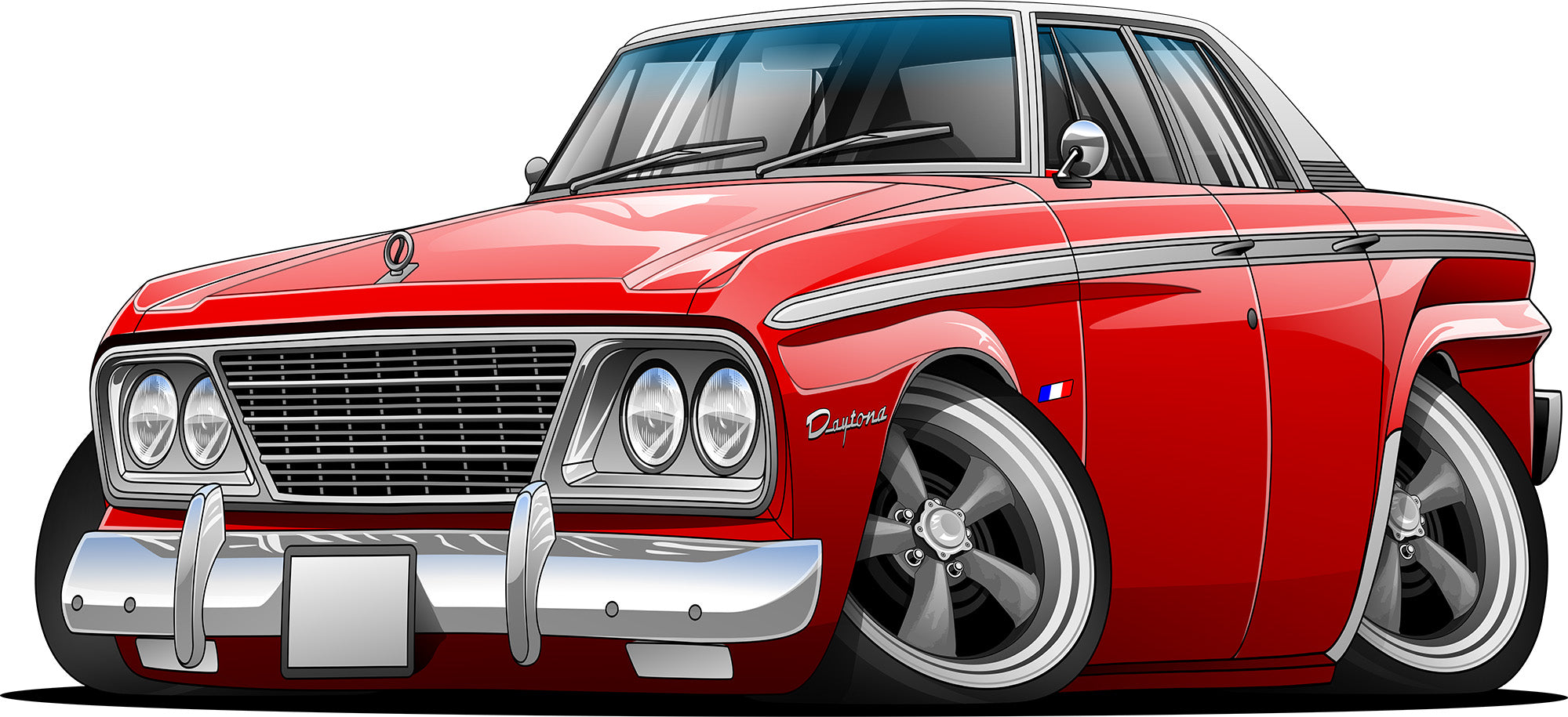 1965 Hot Rod Classic Studebaker Daytona Art Wall Decal